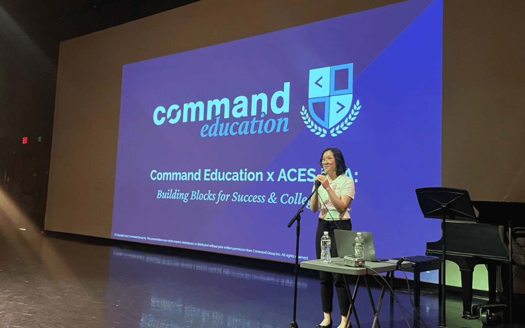 Command Education Senior Mentors Partner With ACES to Give Back