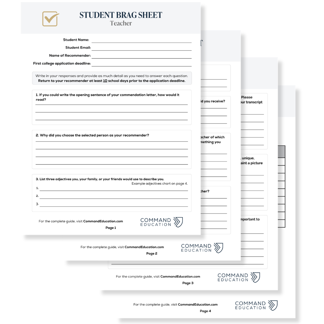 th_bragsheet_teacher College List Planning Worksheet